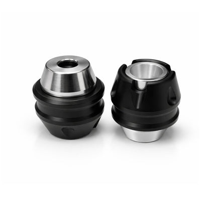 Par de sliders anticaida para eje de rueda de motocicleta, uso rudo