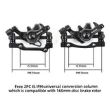 Cáliper de freno de disco mecánico para bicicleta, compatible con rotor de 160 mm — imagen 4 de 6