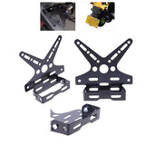 Porta placas de aluminio reforzado universal para motocicleta, varios colores — imagen 2 de 7