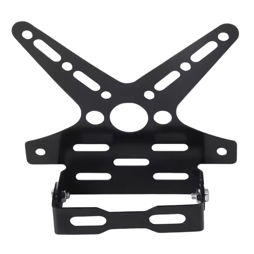 Porta placas de aluminio reforzado universal para motocicleta, varios colores