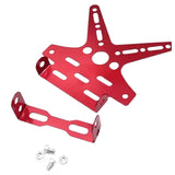 Porta placas de aluminio reforzado universal para motocicleta, varios colores — imagen 3 de 7