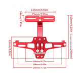 Porta placa trasera de aluminio CNC estilo racing para motocicleta — imagen 3 de 5