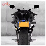 Porta placa trasera de aluminio CNC estilo racing para motocicleta — imagen 5 de 5