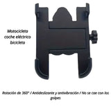 Soporte universal 360° para celular en motocicleta con carga USB integrada — imagen 5 de 7