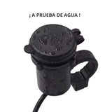 Cargador USB impermeable para moto con montaje en manubrio o retrovisor MTC052 — imagen 5 de 6