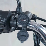 Cargador USB impermeable para moto con montaje en manubrio o retrovisor MTC052 — imagen 6 de 6