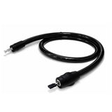 Candado de cable reforzado con cerradura de llaves tubulares para bici y moto — imagen 3 de 5