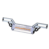 Luz LED de freno colorida estilo fantasma instalada en la parte trasera de una moto — imagen 1 de 4