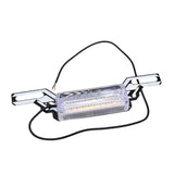 Luz LED de freno colorida estilo fantasma instalada en la parte trasera de una moto — imagen 2 de 4