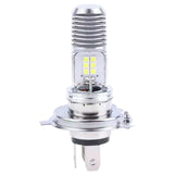 Foco LED H4 alta y baja para faro de moto, cuerpo metálico disipador de calor — imagen 1 de 3
