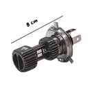 Foco LED H4 12V/24V para moto y auto, luz blanca 6000K, instalación directa — imagen 2 de 5