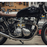 Filtro de combustible universal para moto con cuerpo transparente y malla metálica — imagen 3 de 4