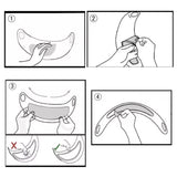 Película transparente antifog universal para visores de casco — imagen 2 de 4