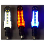 Direccionales LED tipo bullet para carenaje, defensas y frente de la moto — imagen 3 de 4