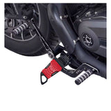 Par de estribos reposapiés traseros heavy duty para motocicleta con agarre antideslizante — imagen 2 de 4