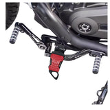 Par de estribos reposapiés traseros heavy duty para motocicleta con agarre antideslizante — imagen 4 de 4