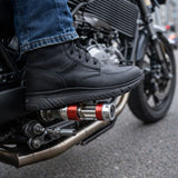 Par de reposapiés de aluminio CNC rojos con aluminio para motocicleta — imagen 3 de 3