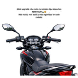 Par de espejos deportivos aerodinámicos universales para motocicleta — imagen 3 de 3