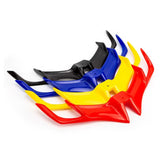 Deflector aerodinámico tipo alerón en color rojo para el frente de la moto — imagen 3 de 6