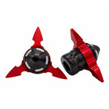 Slider antigolpes tipo shuriken de aluminio para eje de motocicleta — imagen 3 de 7