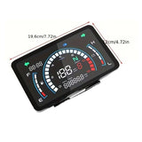 Tablero digital LCD universal para motocicleta con velocímetro y tacómetro — imagen 3 de 5