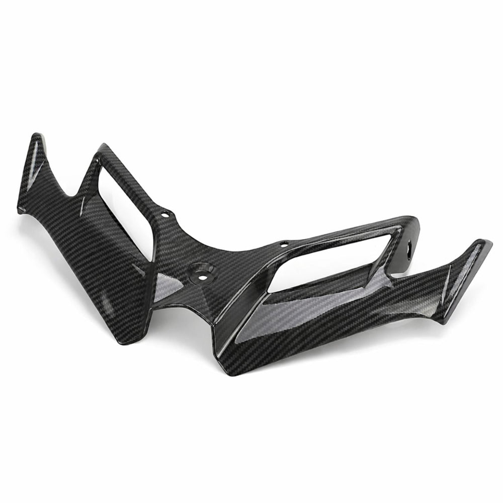 Alerón frontal racing estilo fibra de carbono para motocicleta