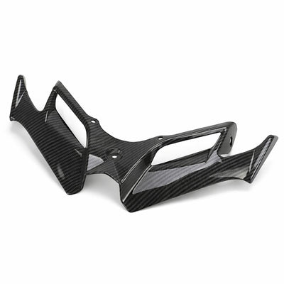 Alerón frontal racing estilo fibra de carbono para motocicleta