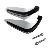 Paramanos con tira LED integrada para motocicleta tipo racing — imagen 3 de 5