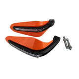 Paramanos con tira LED integrada para motocicleta tipo racing — imagen 4 de 5