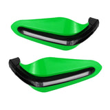 Paramanos con tira LED integrada para motocicleta tipo racing — imagen 1 de 5