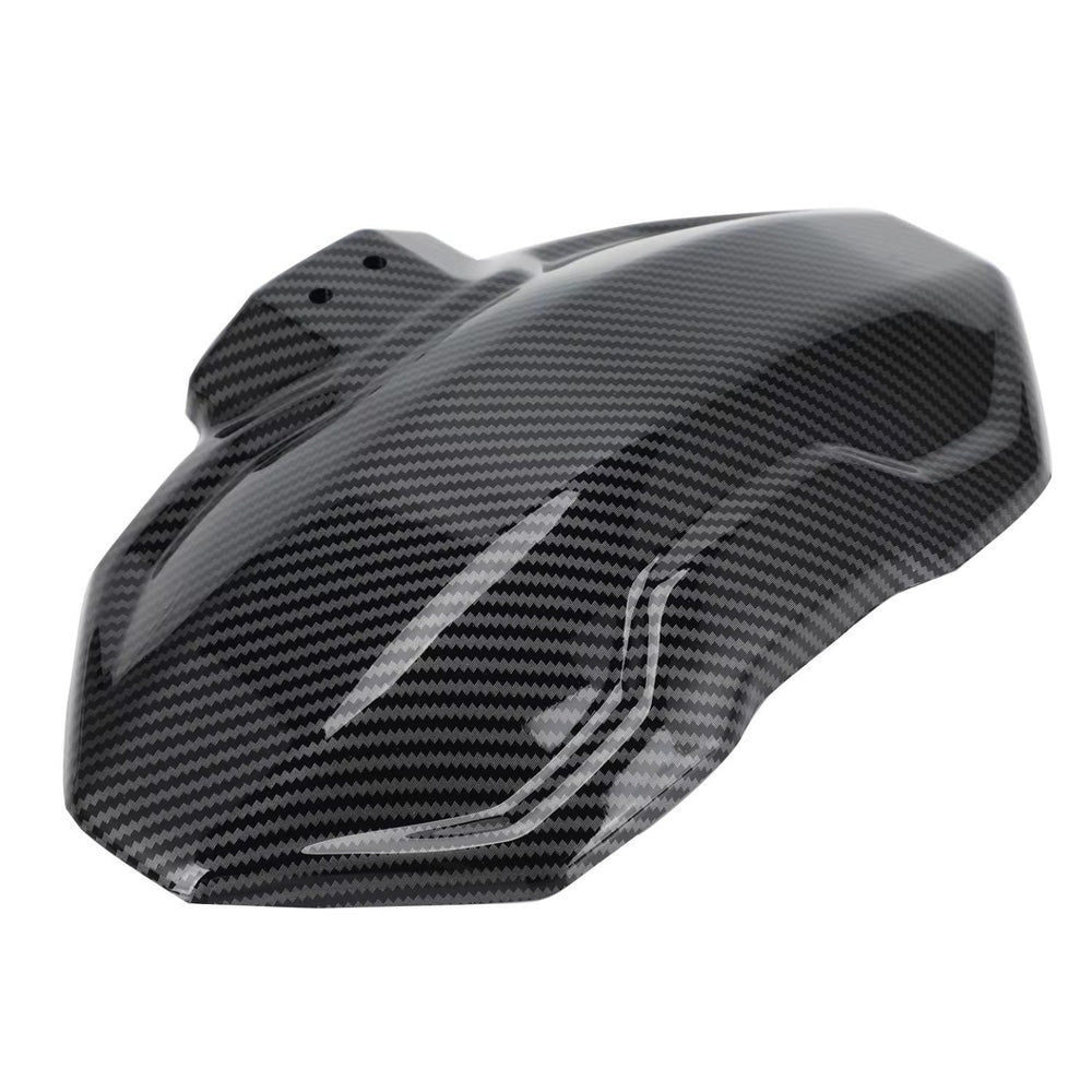 Salpicadera universal de fibra de carbono con kit de montaje para moto