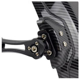 Salpicadera universal de fibra de carbono con kit de montaje para moto — imagen 3 de 6