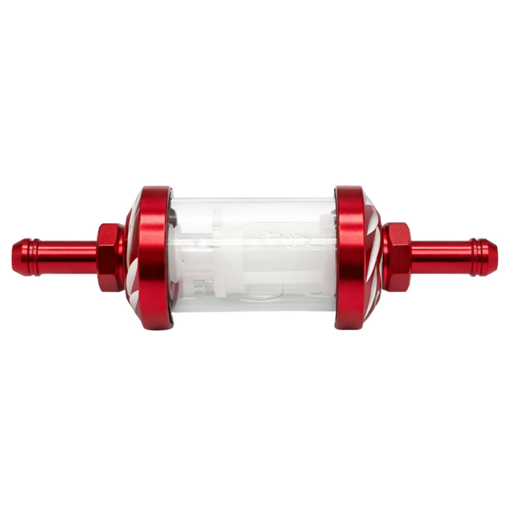 Filtro de gasolina en línea transparente para moto, scooter y motoneta