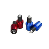 Par de bar end de aluminio CNC para manubrio de motocicleta — imagen 2 de 7