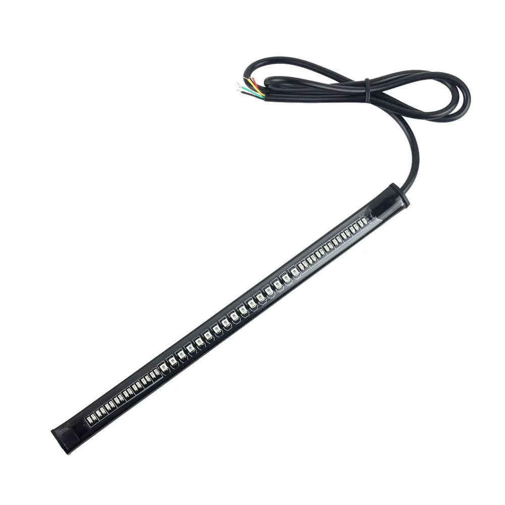 Barra LED flexible multifuncional de freno para la parte trasera de moto