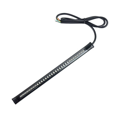 Barra LED flexible multifuncional de freno para la parte trasera de moto