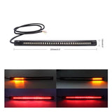 Barra LED flexible multifuncional de freno para la parte trasera de moto — imagen 3 de 6