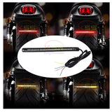 Barra LED flexible multifuncional de freno para la parte trasera de moto — imagen 2 de 6