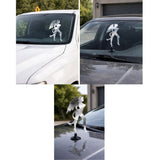Decoración metálica para auto de 17 cm con base de ventosa — imagen 3 de 4