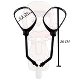 Par de espejos retrovisores ajustables para motocicleta, scooter y ATV — imagen 3 de 3