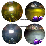 Bulbo LED BA20D con luz 360° blanca y ámbar para moto — imagen 6 de 9