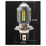 Bulbo LED tipo H4 de 3 pines para faro principal de motocicleta — imagen 5 de 6