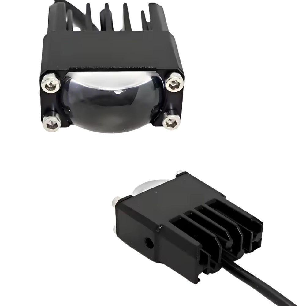 Mini faro LED auxiliar de doble color blanco y amarillo para uso off road