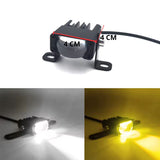 Mini faro LED auxiliar de doble color blanco y amarillo para uso off road — imagen 2 de 3