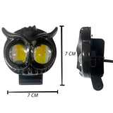 Luz auxiliar LED tipo proyector doble color blanco y ámbar para motocicleta off road — imagen 4 de 4