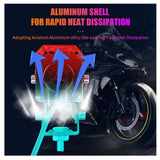Exploradoras LED de alta potencia para motocicleta con iluminación multicolor y modo estrobo — imagen 6 de 6
