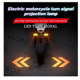 Intermitente LED dinámico secuencial de 16 cm para moto naked, luz diurna tipo flecha — imagen 3 de 5