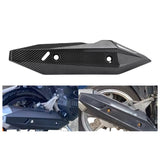 Protector de escape estilo fibra de carbono universal para motocicleta — imagen 4 de 4
