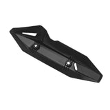 Cubre escape deportivo de 45 cm con protección térmica en negro mate — imagen 4 de 5