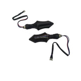 Direccionales LED tipo bala con carcasa ahumada y efecto fibra de carbono — imagen 3 de 4